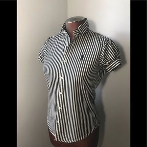 Ralph Lauren Sport size 2 stripe blouse